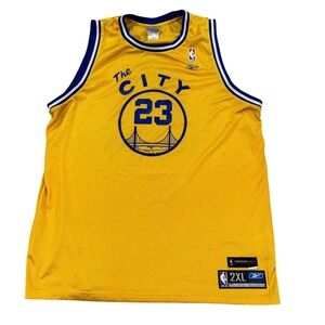 VTG Jason Richardson Jersey Mens 2XL Golden State Warriors Reebok NBA The‎ City